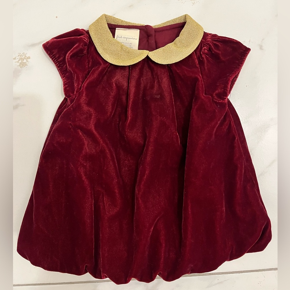 First impressions bubble dress, Size 0-3